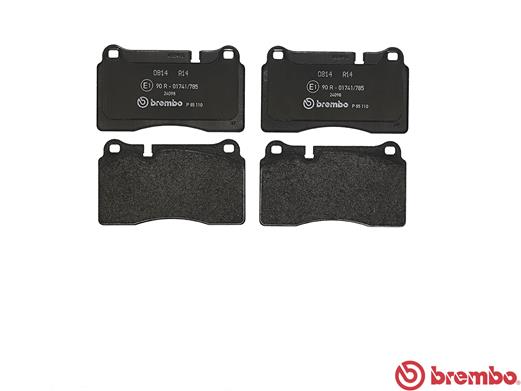 A.B.S. P 85 110 BREMBO Bremsbelagsatz, Scheibenbremse